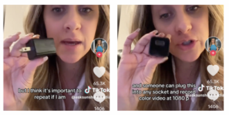 Copertina di “Sembra un banale caricatore ma è qualcosa che potrebbe rendere meno sicuro affittare su Airbnb”: la scoperta di una microcamera e il video virale su TikTok