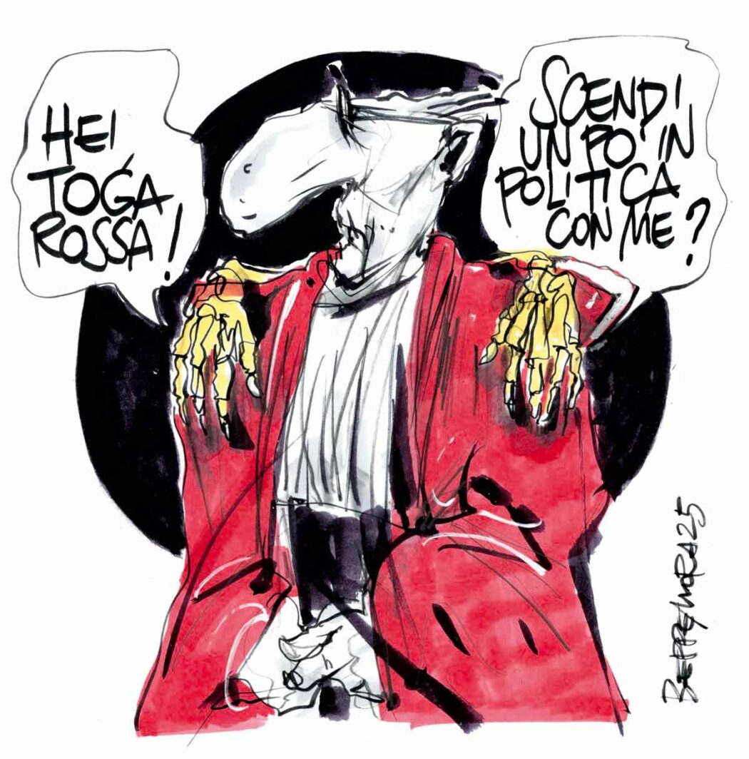 La vignetta di Beppe Mora