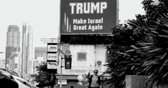 Copertina di Israele-Palestina e il gorilla Trump