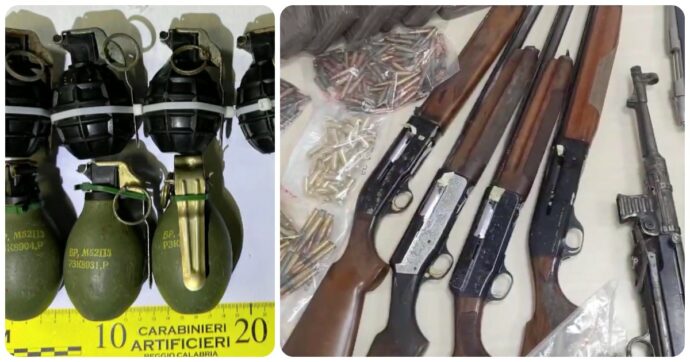 Armi da guerra e cocaina sequestrate a Gioia Tauro, tre giorni di lavoro e una escavatrice per dissotterrare i bidoni