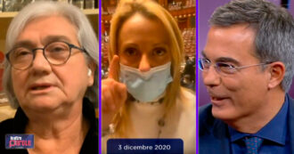 Copertina di Quando Meloni nel 2020 inveiva contro Conte sulla scorta. Floris: “Si fa concava e convessa come Berlusconi”. Bindi: “È anche peggio”