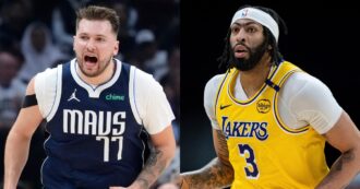 Copertina di Luka Doncic ai Lakers e Anthony Davis ai Mavs. L’incredibile scambio che scuote l’Nba: tutti i dettagli