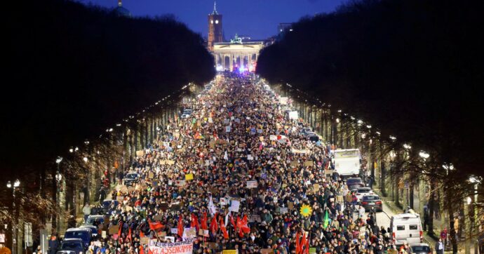 In piazza a Berlino 250 mila contro l’ultradestra di Afd