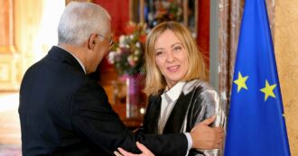 Copertina di Meloni a metà tra Von der Leyen e Donald vuol guidare la mediazione