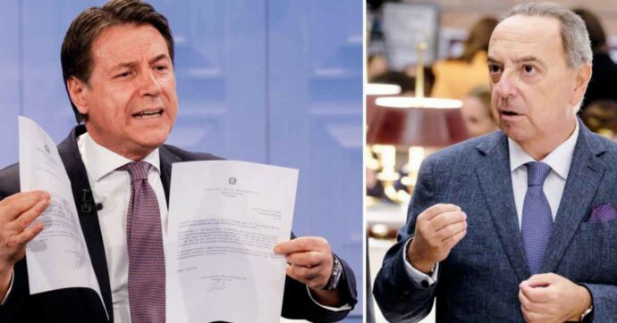 Conte mostra in tv due avvisi di Lo Voi: “Non ho fatto show”