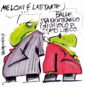 Copertina di La vignetta di Beppe Mora