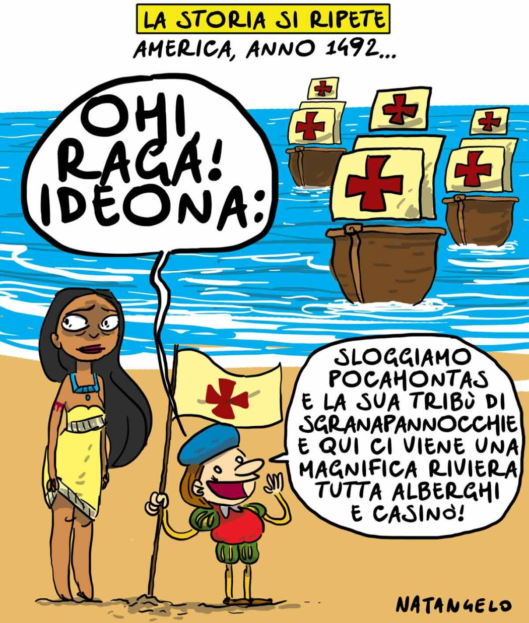 La vignetta di Natangelo
