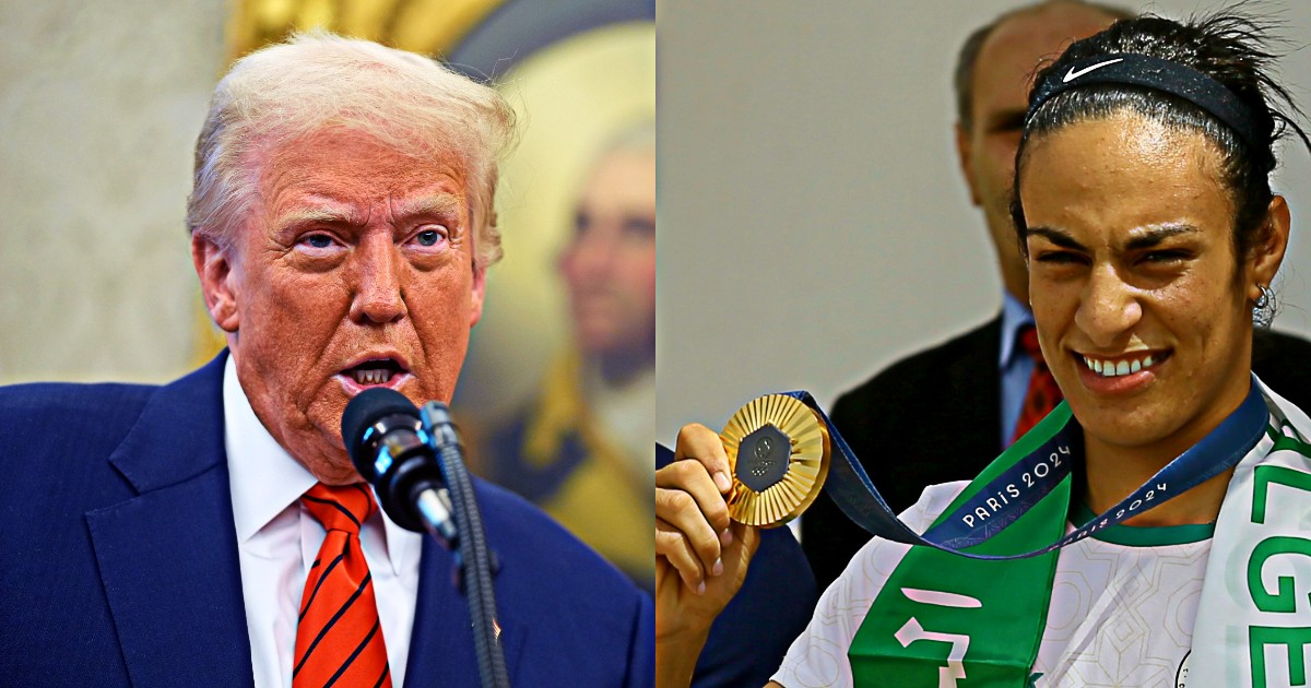 Trump vieta alle donne trans di competere negli sport femminili: "Difenderemo le atlete". E cita il caso Khelif, che però non c'entra nulla