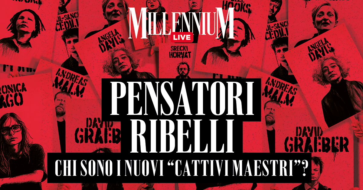 Pensatori ribelli: chi sono i nuovi ‘cattivi maestri’? La diretta di Millennium Live