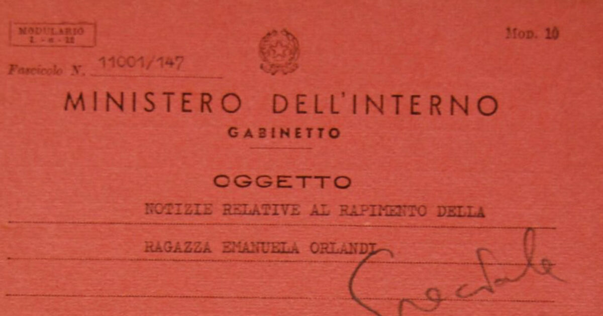 Caso Orlandi, il fratello Pietro: “Il mistero si infittisce, ci sono due fascicoli su Emanuela ed entrambi sono vuoti: come è possibile?”