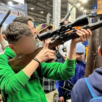 Copertina di La fiera dove i bambini imparano  le armi