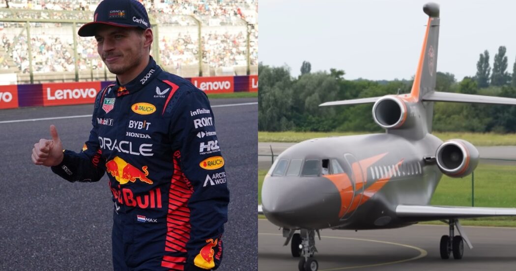 Verstappen si regala un nuovo aereo privato da 48 milioni: tra i comfort cabina che riduce il jet leg