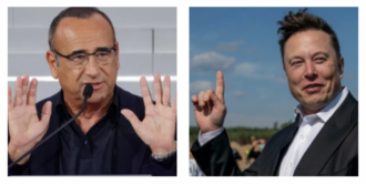 Copertina di “Elon Musk sul palco di Sanremo? No. Non avrebbe qualcosa di interessante da dire, non lo conosco, non è mio amico”: la risposta di Carlo Conti a Enrico Lucci