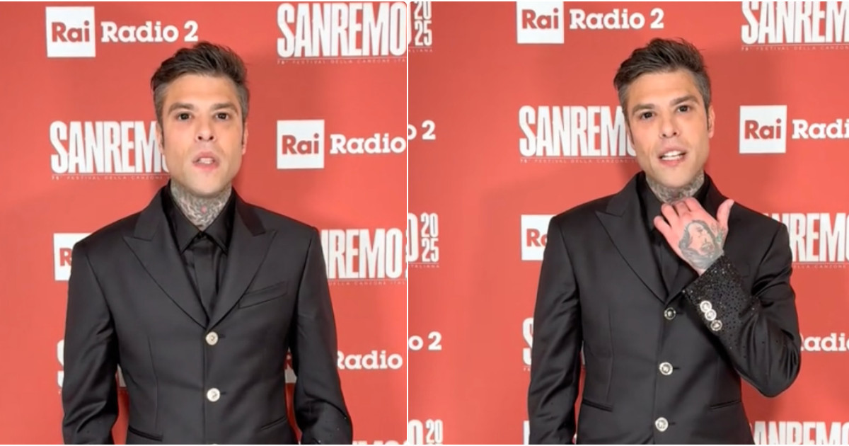 “Avevo un rutto in gola, non sapevo quando farlo, per fortuna non si è sentito”: la confessione di Fedez dopo l’esibizione a Sanremo 2025