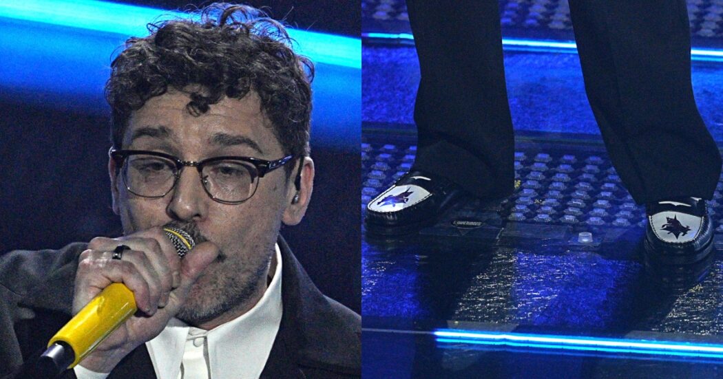 Willie Peyote con le scarpe del Torino a Sanremo. I granata apprezzano: “Direi che sappiamo per chi tifare”