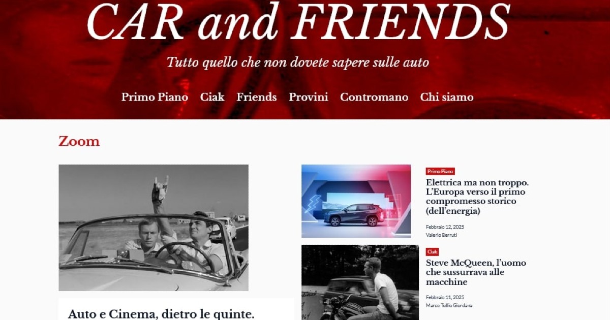 Scopri il Nuovo Sito Web per Appassionati di Cinema e Motori: Car and Friends