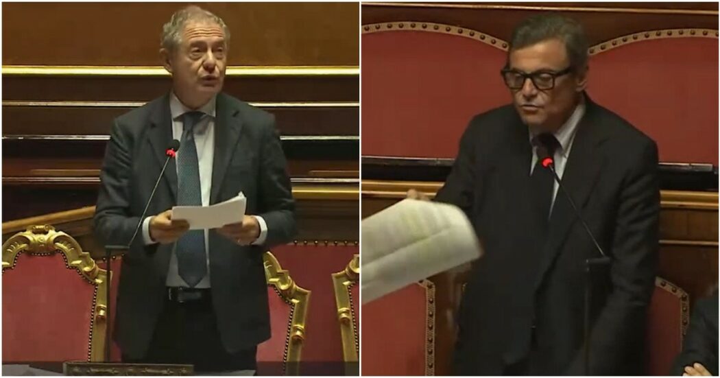 Scintille al Senato tra Urso e Calenda: “Sua abitudine mentire in Aula, ai cancelli viene respinto”. “Dice bugie ai lavoratori, si dimetta”