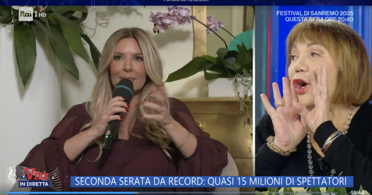 “Sento quello che i tuoi ospiti dicono di me, non è carino” imbarazzo a La vita in diretta per il fuorionda contro Selvaggia Lucarelli