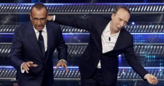 Copertina di Benigni,  il corpo sciolto. Monologhetto e canzoncina