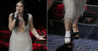 Copertina di “Mi attaccano la scarpa al piede con lo scotch”: Francesca Michielin e il ‘trucco’ per stare sul palco senza stampelle dopo la caduta