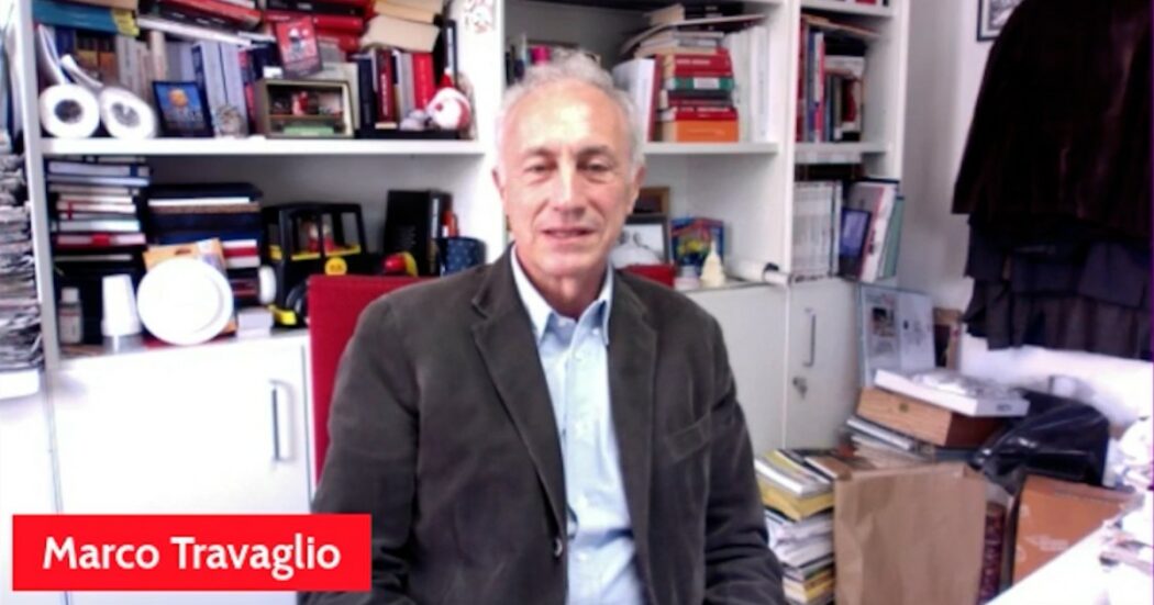 “Satira assente da Sanremo”, Travaglio smonta Benigni: “Mi è sembrato un corazziere”. E su Mattarella: “Sulla Russia l’ha fatta grossa”