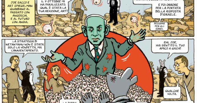 Un ebreo e l’esperto di Gaza. Quando il fumetto è pietra