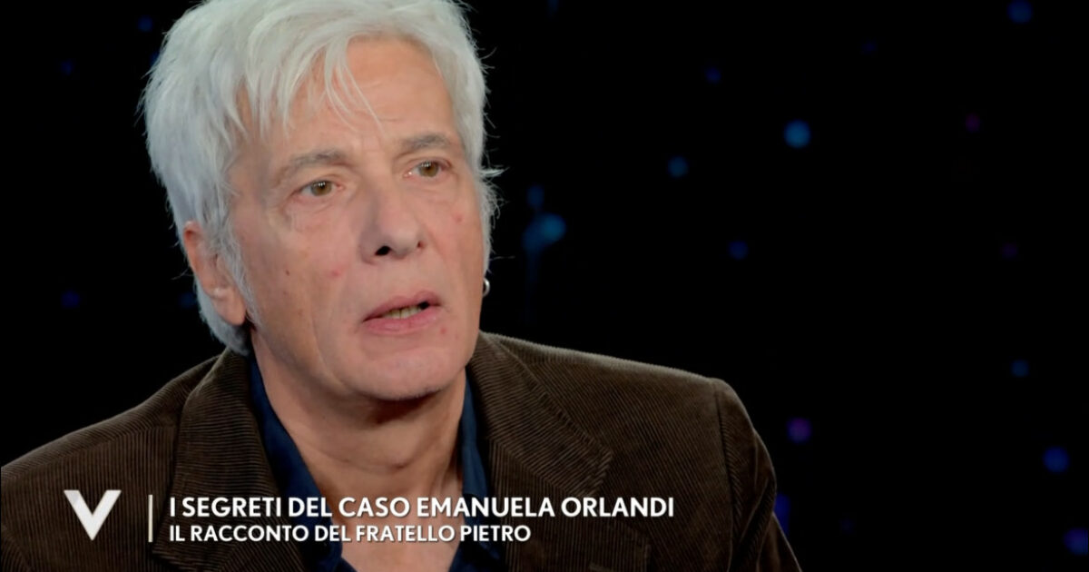 Verissimo, Pietro Orlandi: “Possibile che mia sorella Emanuela sia ancora viva”