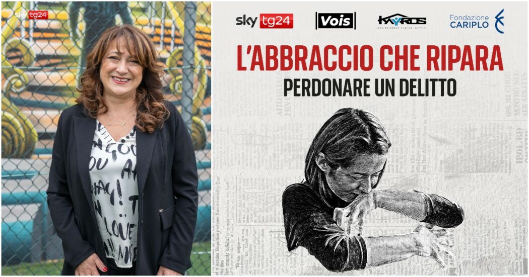 “L’abbraccio che ripara”: in un podcast di Sky TG24 la storia di Lucia che ha perdonato Antonio, l’assassino di suo marito