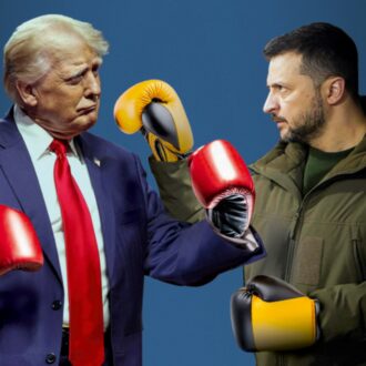 Copertina di Trump-Zelensky, volano stracci. Bild: “Truppe Usa via dall’Est”