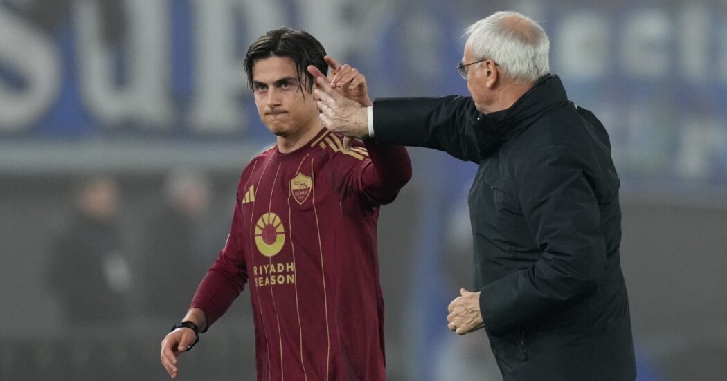 Ranieri esalta Dybala e sgrida la Roma. Non ha gradito l’atteggiamento: “Non sono entrato negli spogliatoi altrimenti impazzivo”