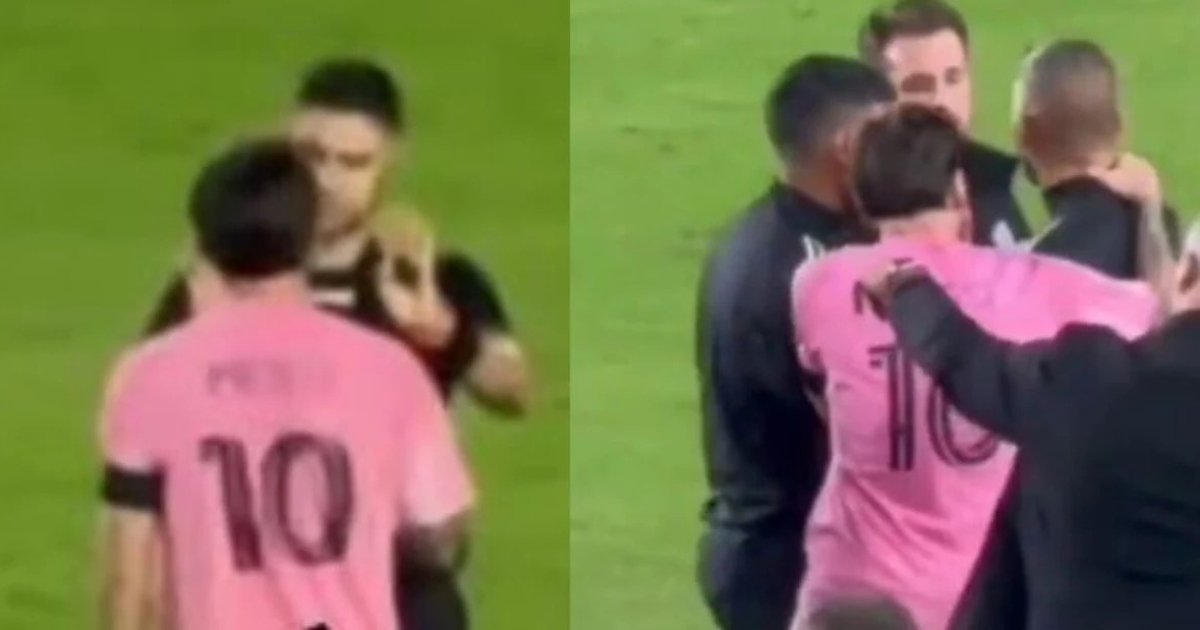 Messi perde la testa: dopo il faccia a faccia con l’arbitro prende per il collo il vice allenatore avversario | Video