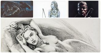 Copertina di The art of James Cameron, i sorprendenti bozzetti preparatori del regista in mostra alla Mole di Torino