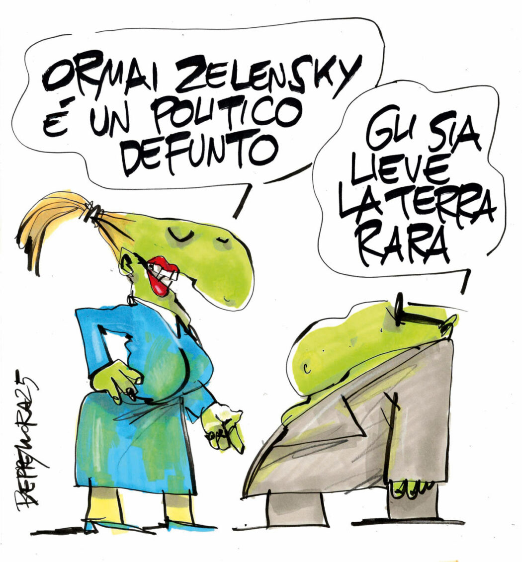La vignetta di Beppe Mora