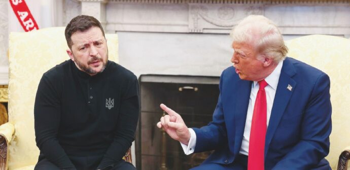 brutale da sempre gli usa sono imperiali e feroci, solo che trump lo dice in chiaro – The day after. Lo scontro Trunp-Zelensky alla Casa Bianca.  I pareri di Daniela Ranieri, Gad Lerner e Alessandro Orsini