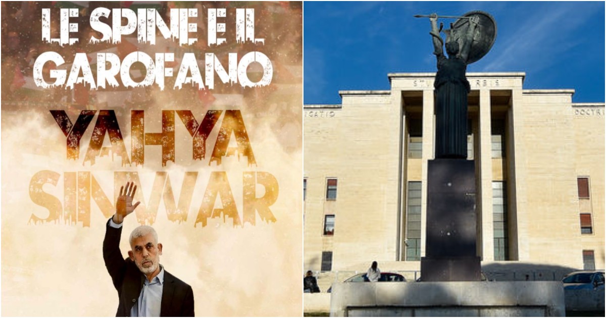 L’università Sapienza vieta la presentazione del libro del leader di Hamas Sinwar. Gli organizzatori insistono: “Si farà”