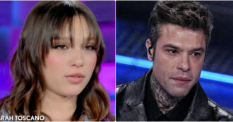 Copertina di “Il gossip fa parte del gioco, ma fa male quando si parla male di te in giro”: Sarah Toscano rompe il silenzio dopo le voci sul flirt con Fedez