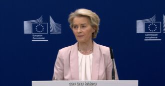Von der Leyen pronta a riarmare l'Europa: "Pace duratura si può costruire solo sulla forza"