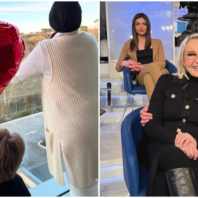 Eleonora Giorgi e gli ultimi momenti di vita condivisi con il nipotino Gabriele: Paolo Ciavarro pubblica sui social la commovente foto insieme