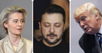 Copertina di Von der Leyen rigida sul piano Trump per l’Ucraina: “Legittimare nuovi confini apre la porta ad altre guerre”. Orban: “No all’uso degli asset russi”