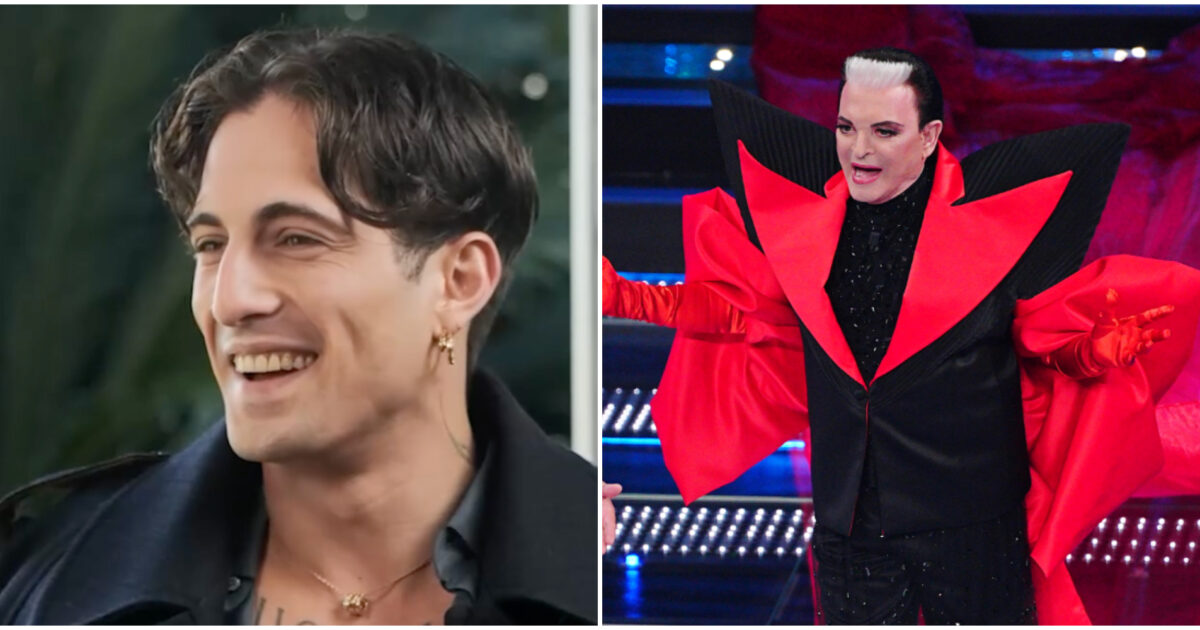 Damiano David: “La mia fidanzata Dove Cameron a Sanremo è impazzita per Cristiano Malgioglio. È il suo nuovo Dio. Per me è un senior Maneskin ad honorem”