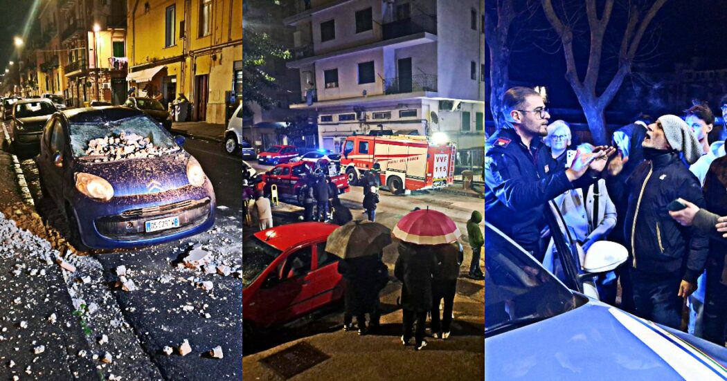 Tremano i Campi Flegrei: forte scossa di terremoto di 4.4, gente in strada (e tensioni) anche a Napoli. Oggi scuole chiuse – FOTO