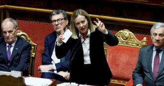 Copertina di Meloni critica il piano di riarmo (che aveva approvato) per arginare la Lega