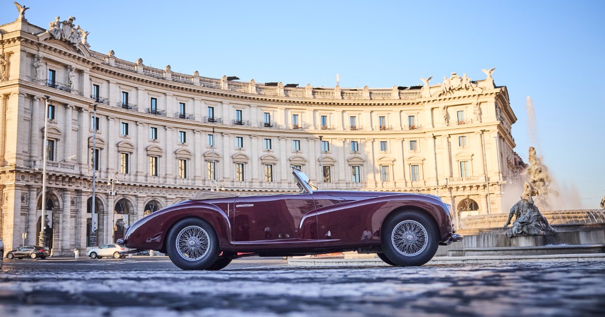 Anantara Concorso Roma, tornano in scena le auto d’epoca nella Capitale