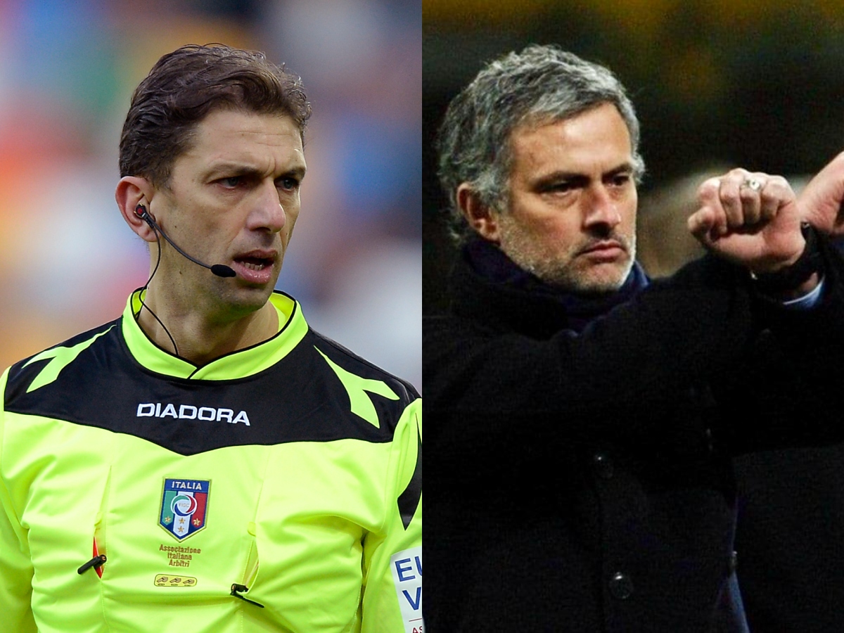 Tagliavento e le manette di Mourinho in Inter Samp del 2010: “Arbitrai alla perfezione”