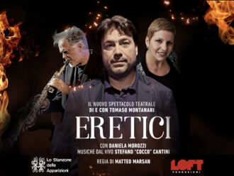 Tomaso Montanari porta a teatro ‘Eretici’ con Daniela Morozzi e le musiche di Stefano “Cocco” Cantini