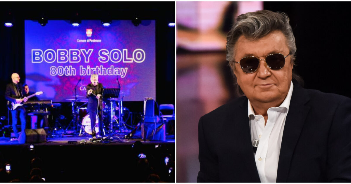 “Non sto tanto bene” e poi si accascia: paura per Bobby Solo che ha appena compiuto 80 anni