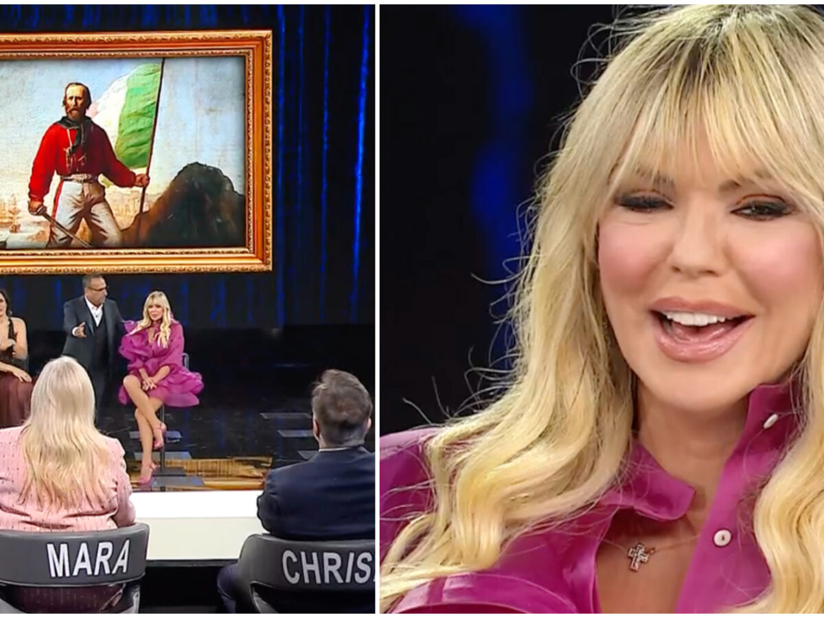 “Ma chi è? Giuseppe Verdi! La barba mi ha confusa”: Matilde Brandi non riconosce Giuseppe Garibaldi a “Ne vedremo delle belle”. De Sica: “In Storia 4?”