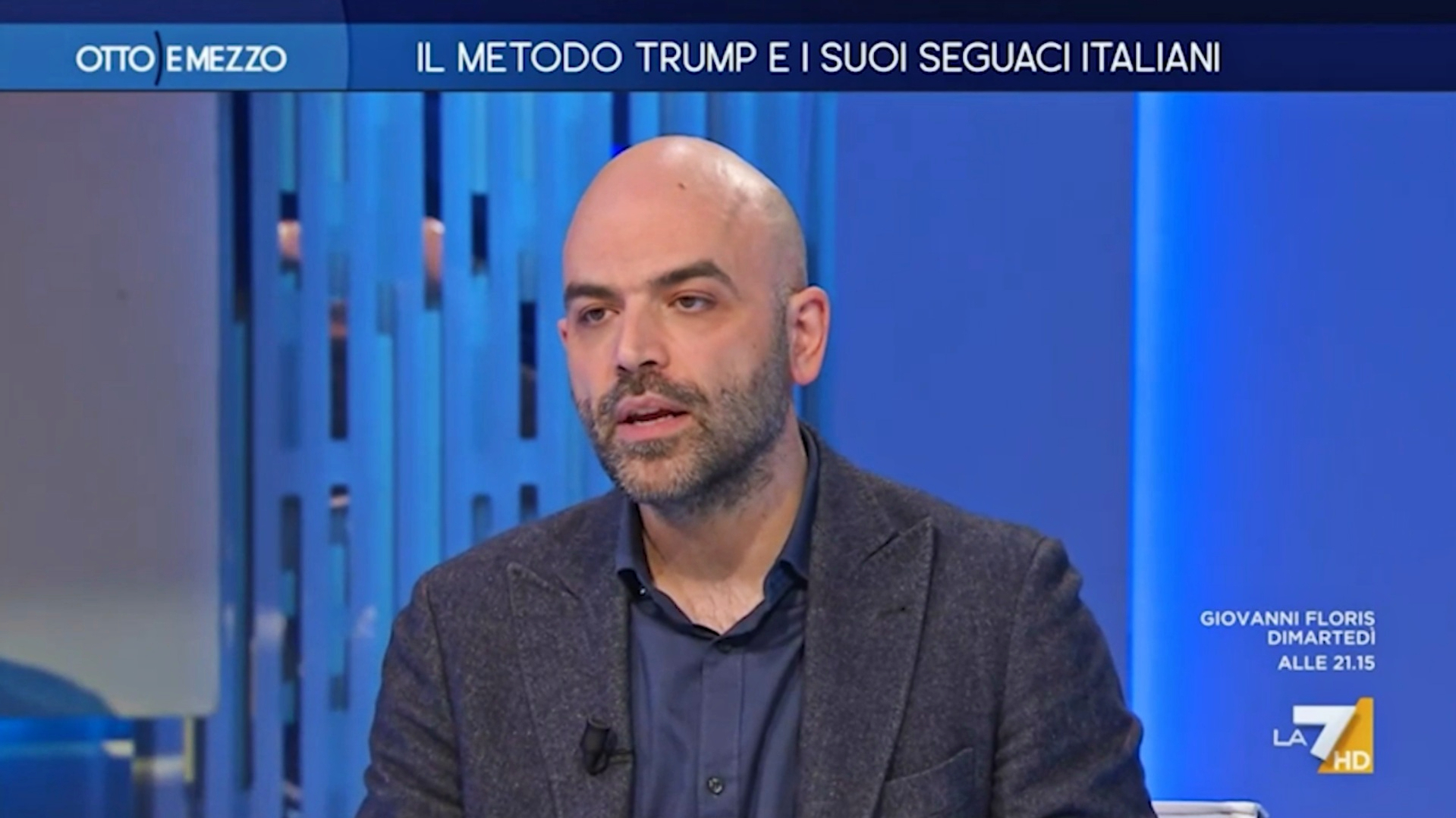 Saviano a La7: “Gli insulti di Donzelli al giornalista del Fatto erano voluti, voleva mandare un messaggio”