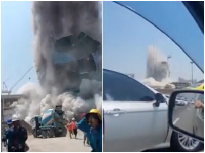 Copertina di Forte terremoto tra Birmania e Thailandia, il video del crollo di un grattacielo a Bangkok: le persone in fuga