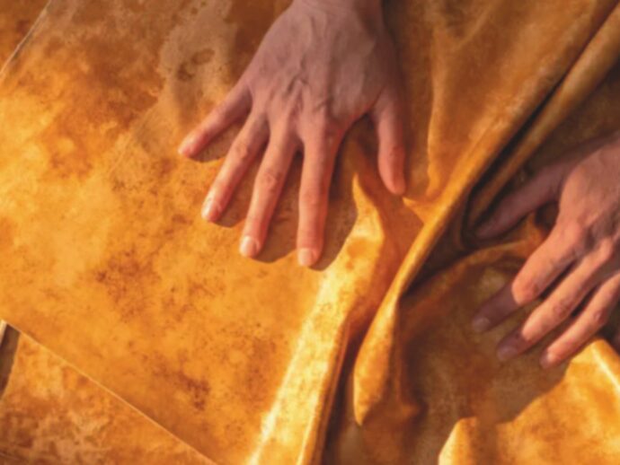 La nuova pelle “eco” è fatta  di radici di fungo intrecciate